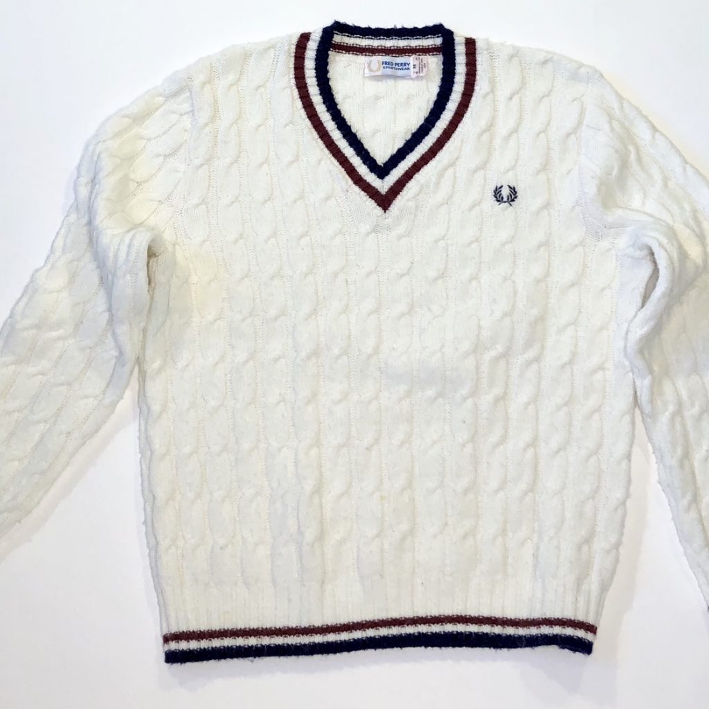 Fred Perry sweater. The Ivy look.